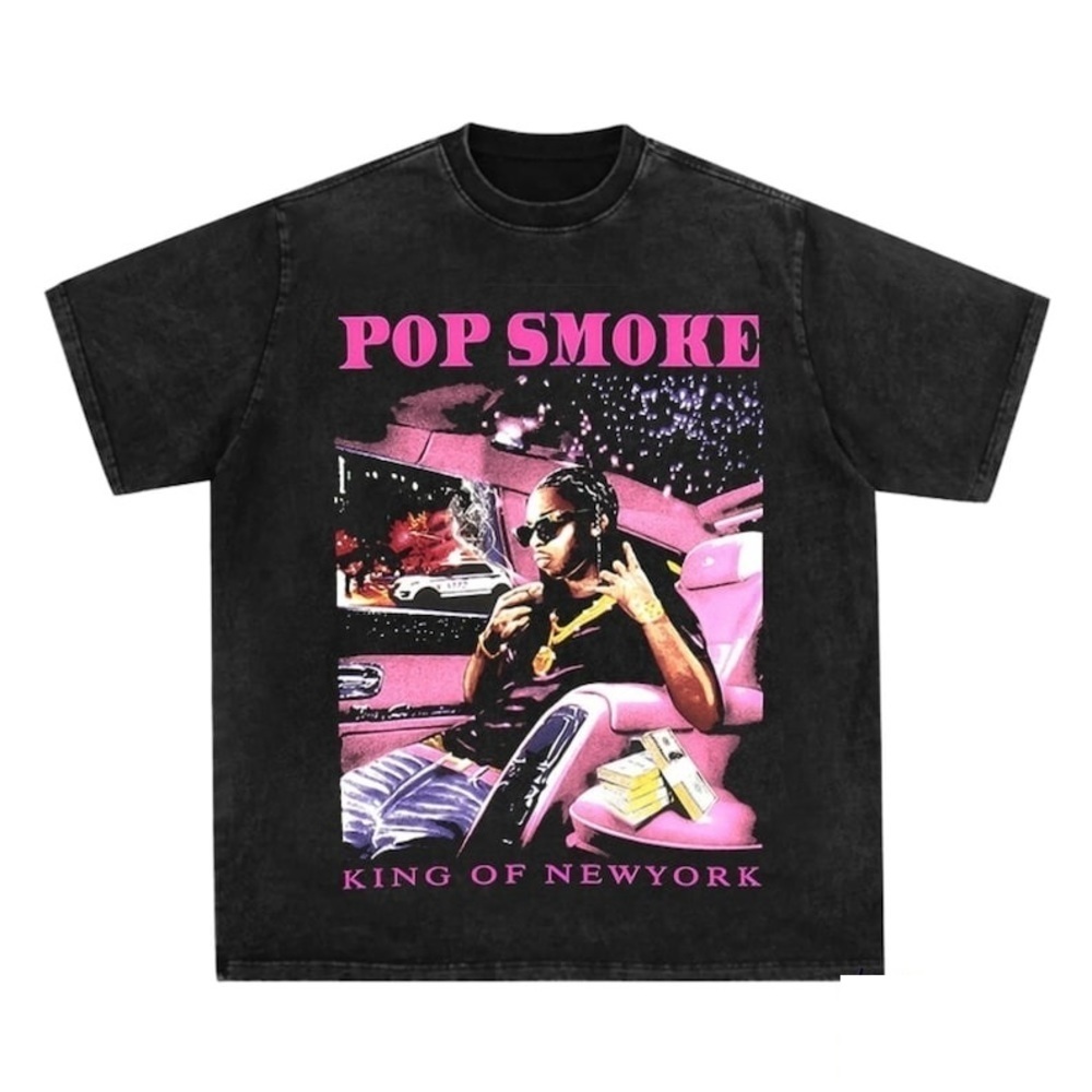 Pop Smoke Tshirt Rap Concert King Of New York Shirt